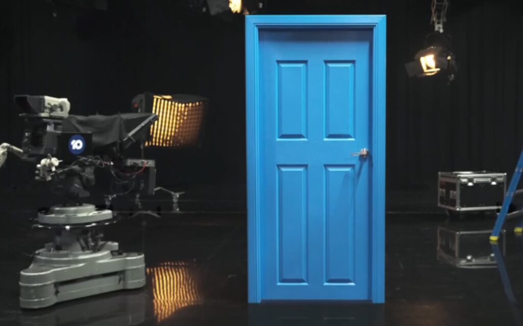 The mysterious Big Blue Door is returning to Channel 10 (image - Channel 10)