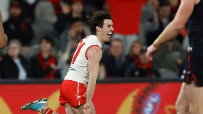 The Sydney Swans defeated the Essendon Bombers in their AFL premiership round match (image - AFL.com.au)