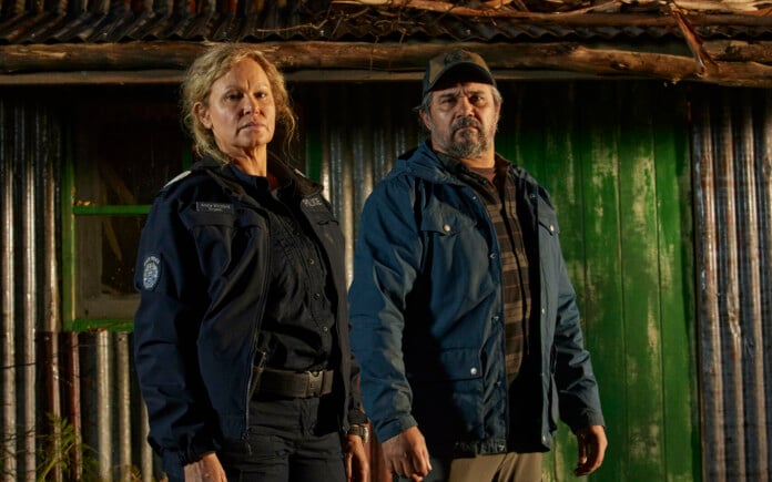 Leah Purcell and Aaron Pedersen star in HIGH COUNTRY (image - BINGE)