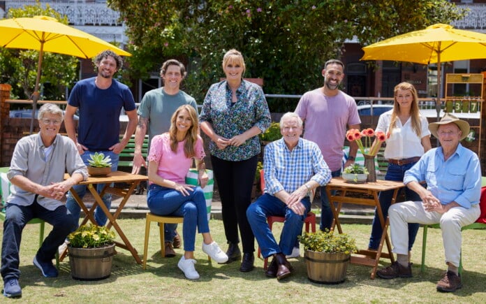 The cast of BETTER HOMES AND GARDENS for their thirtieth season! (image - Jeremy Greive/Seven)