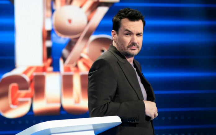 Jim Jefferies, host of The 1% Club on Channel 7 and 7plus (image - Seven)
