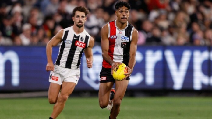 The St Kilda Saints beat the Collingwood Pies in their second round match of the 2024 AFL premiership (image - AFL.com.au)