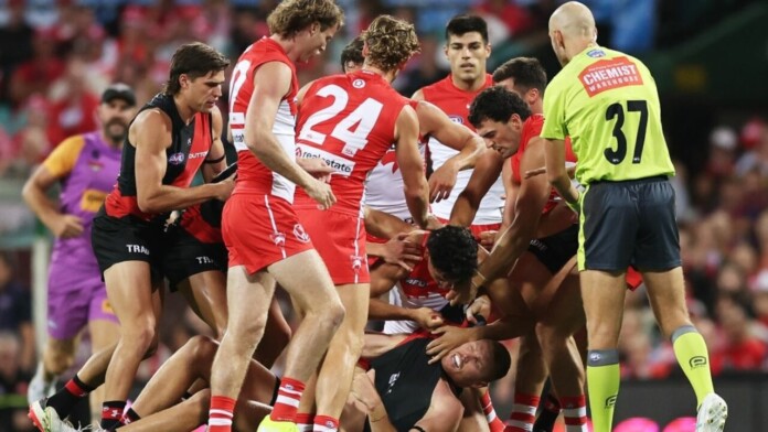 The Sydney Swans defeated the Essendon Bombers in their second round match of the 2024 AFL Premiership (image - AFL.com.au)
