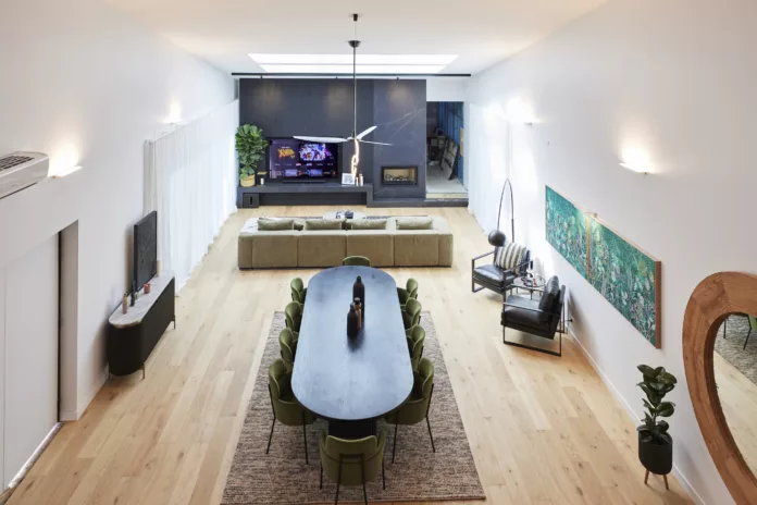 Kylie and Brad's living/dining space takes out top honours on THE BLOCK (image - Nine)