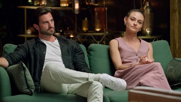 Eliot and Veronica are finding life together a little awkward on MARRIED AT FIRST SIGHT (image - Nine)