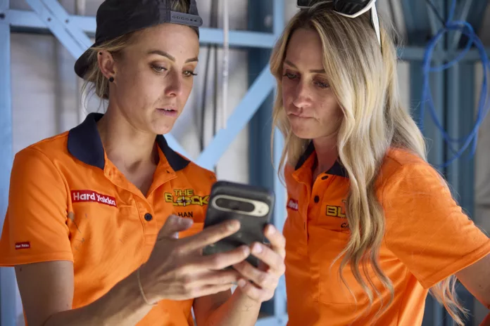 Han and Can are attempting to get their ducks in order on THE BLOCK (image - Channel 9)